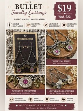 Bullet Jewelry Earrings